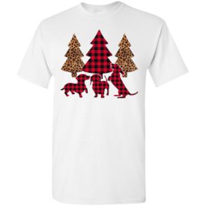 Dachshund christmas tree wonderful pattern dog mom dog lover t-shirt