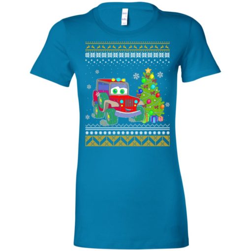 Merry jeepmas and happy new year jeep lover women tee