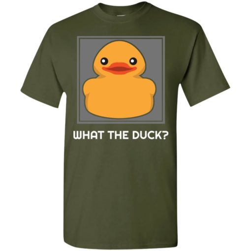 What the duck funny gift yellow rubber ducky t-shirt