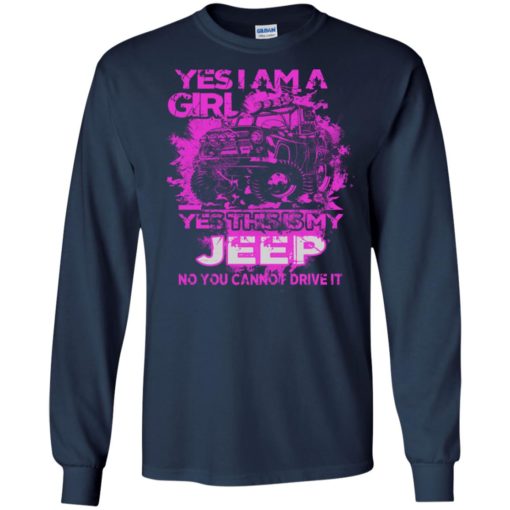 Yes i am a girl yes this is my jeep no you cann’t drive it long sleeve