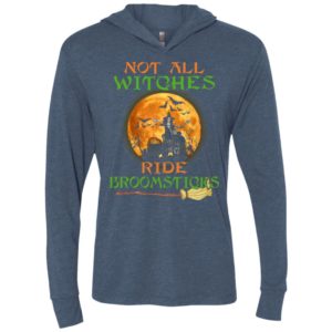 Not all witches ride broomsticks motorcycle unisex hoodie