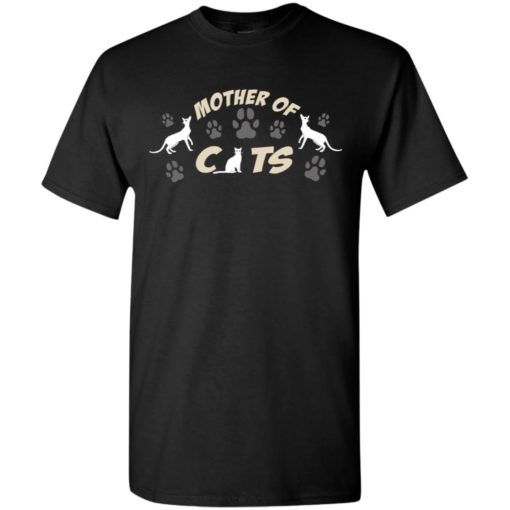 Mom cat lovers gift mother of cats t-shirt