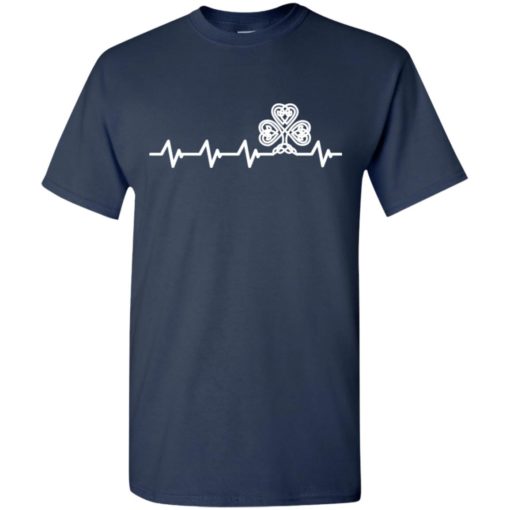Heartbeat heart sign irish clever irealand lover t-shirt