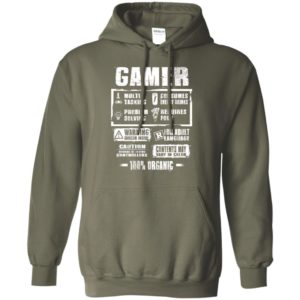 Best gamer multitasking gaming funny label fans hoodie
