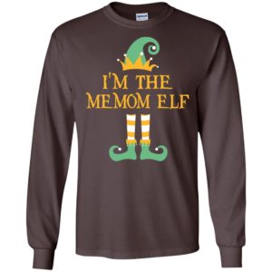 I’m the memom elf christmas matching gifts family pajamas elves women long sleeve