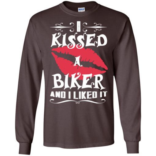 I kissed biker and i like it – lovely couple gift ideas valentine’s day anniversary ideas long sleeve