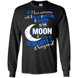 Cyclic vomiting syndrome awareness love moon back long sleeve