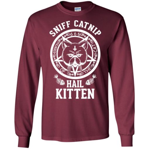 Sniff catnip hail kitten 666 – love cats halloween long sleeve