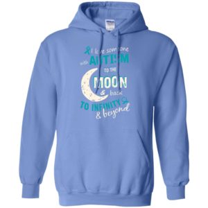 Autism awareness i love someone with autism to the moon and back to infinity t-shirt and mug hoodie