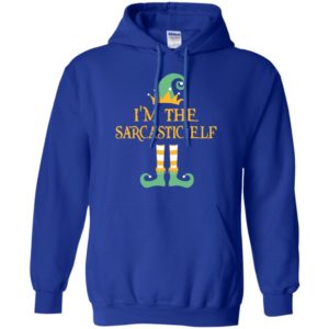 I’m the sarcastic elf christmas matching gifts family pajamas elves hoodie