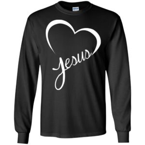 Jesus heart love christ faith long sleeve