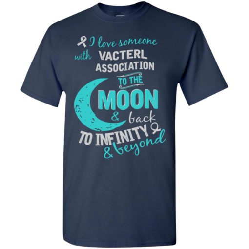 Vacterl awareness love moon back to infinity t-shirt