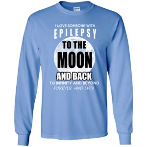 Epilepsy awareness love moon back long sleeve
