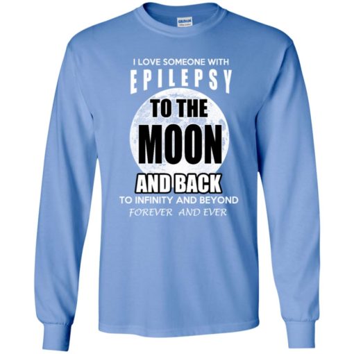 Epilepsy awareness love moon back long sleeve