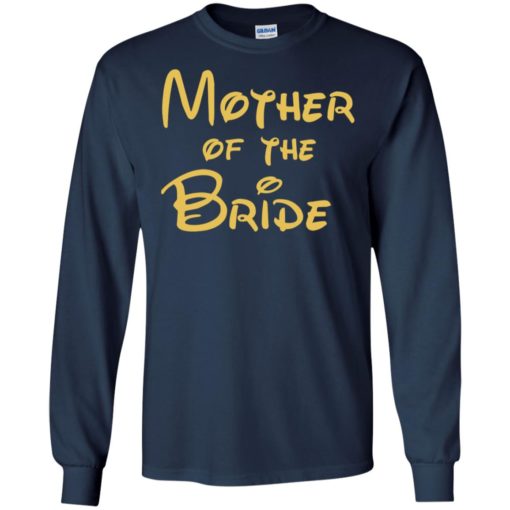 Mother of the bride funny bridal family squad mom gift long sleeve