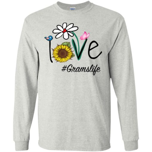 Love gramslife heart floral gift grams life mothers day gift long sleeve