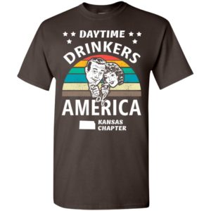 Daytime drinkers of america t-shirt kansas chapter alcohol beer wine t-shirt