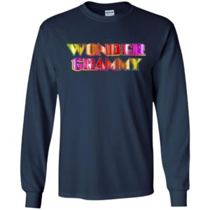 Wonder grammy comical texture funny gift for grandma long sleeve