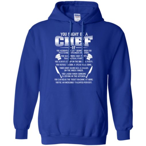 You might be a chef facts funny chefs cooking lovers gift hoodie