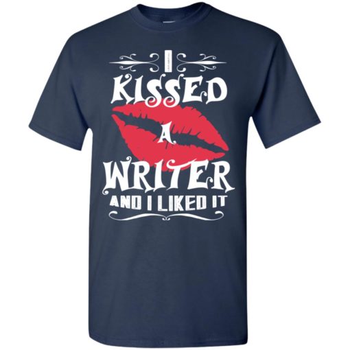 I kissed writer and i like it – lovely couple gift ideas valentine’s day anniversary ideas t-shirt