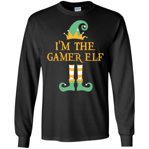 I&#8217;m the gamer elf christmas matching gifts family pajamas elves long sleeve