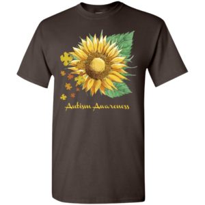 Autism awareness sunflower t-shirt and mug t-shirt