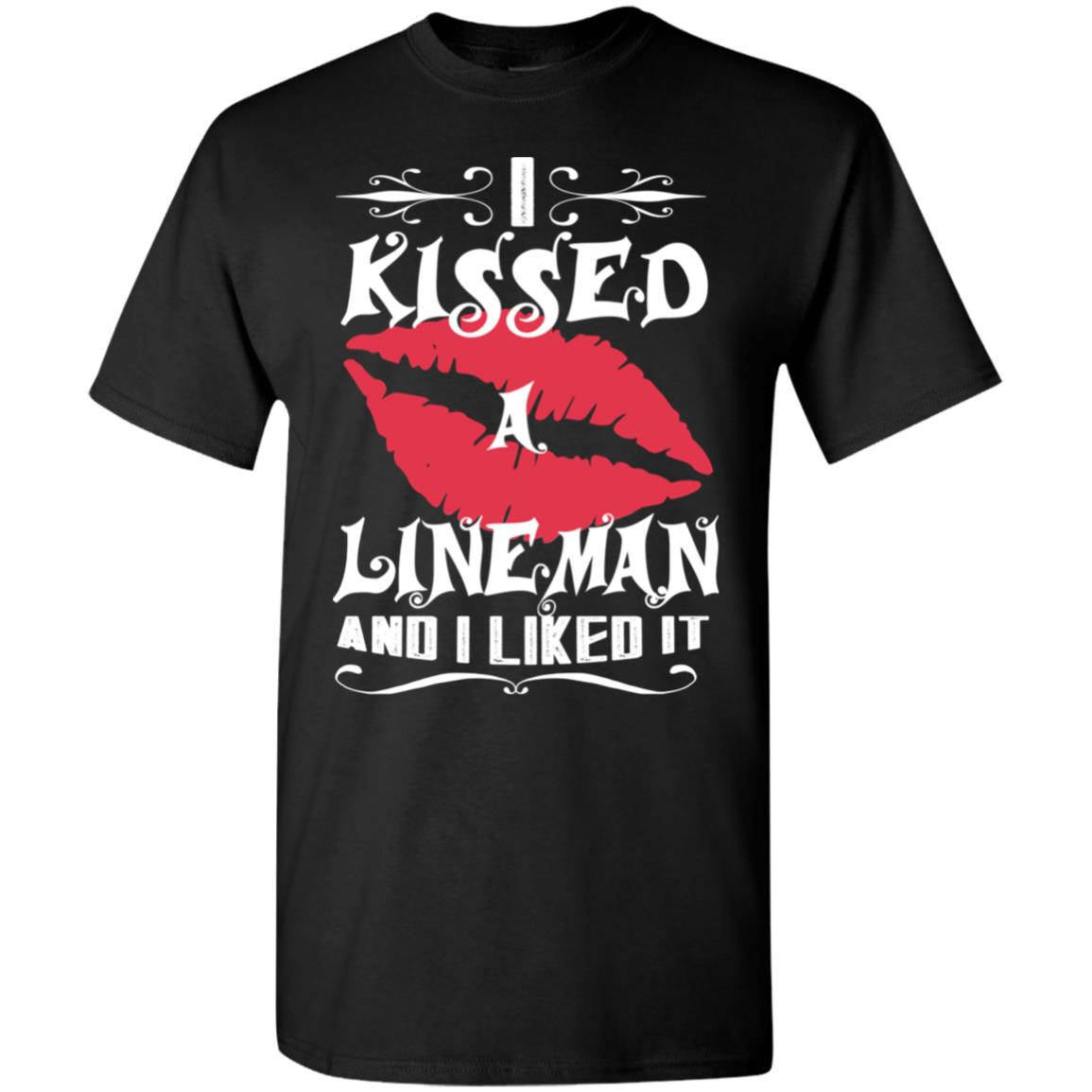 I Kissed Lineman And I Like It - Lovely Couple Gift Ideas valentine's ...