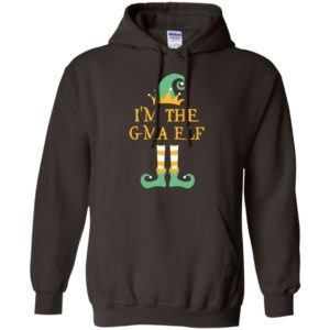 I’m the g-ma elf christmas matching gifts family pajamas elves women hoodie