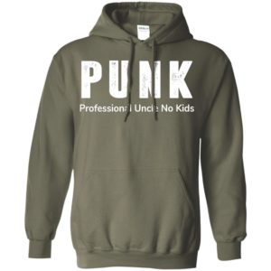 Punk professional uncle no kids funny sassy christmas gift for uncle hoodie