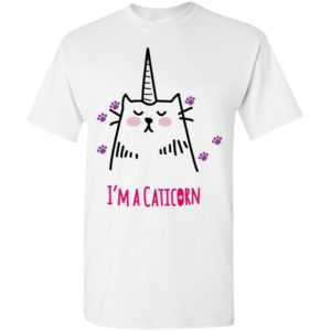 I’m a caticorn cute art – cat mom gift t-shirt