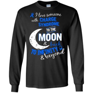 Charge syndrome awareness love moon back long sleeve
