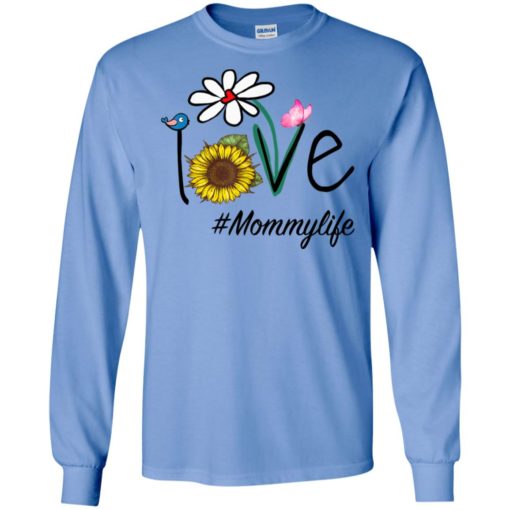 Love mommylife heart floral gift mommy life mothers day gift long sleeve