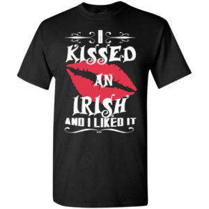 I kissed irish and i like it – lovely couple gift ideas valentine’s day anniversary ideas t-shirt