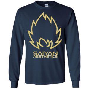 Saiyan aesthetics line art dragon fans long sleeve
