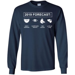 2019v forecast new dad mom for expecting baby announcment long sleeve