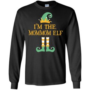 I’m the mommom elf christmas matching gifts family pajamas elves women long sleeve