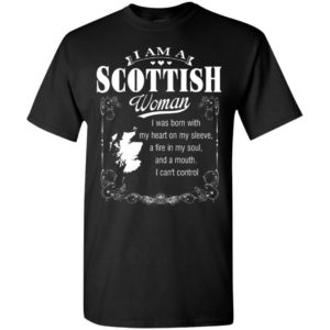 I am a scottish woman t-shirt