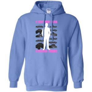 I love one man and several trucks funny wife driver truck lover hoodie