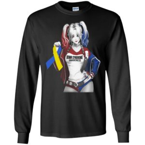 Down syndrome awaraness 1harley quinns long sleeve