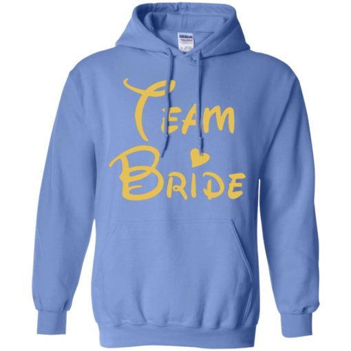 Team bride heart disney style new bridal squad girls party hoodie