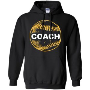 Proud baseball coach softball coach leader sport fans hoodie