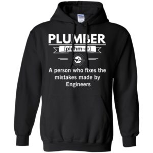Plumber definition funny christmas job gift for men hoodie
