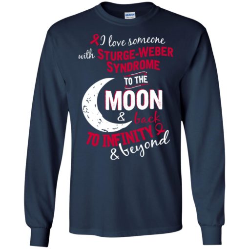 Sturge weber syndrome awareness love to moon and back long sleeve