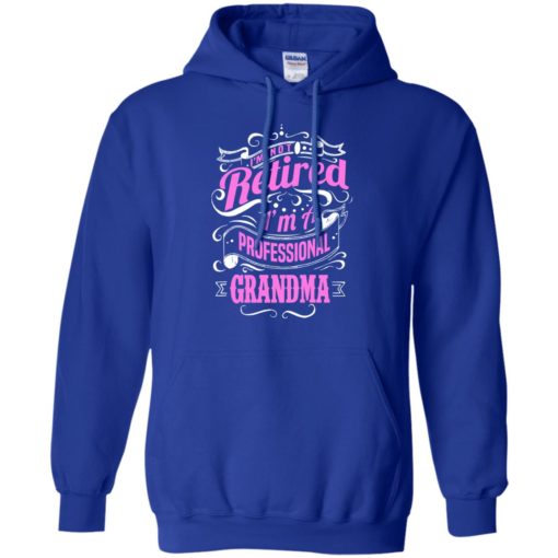 I’m not retired i’m a professional grandma nana gift for mother’s day hoodie