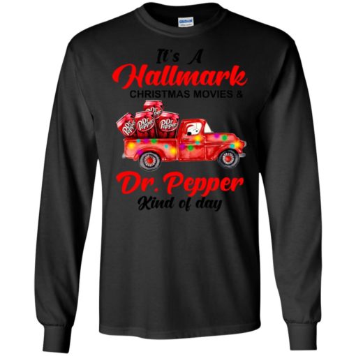Snoopy drives dr pepper truck its a hallmark christmas movies long sleeve