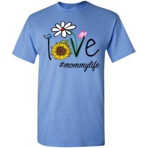 Mommy life mom love grammy life #mom life heart floral gift t-shirt