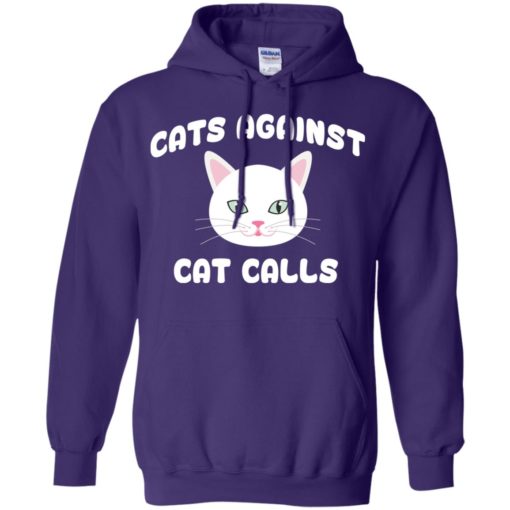 Cats against cat calls cute women&#8217;s right feminism hoodie