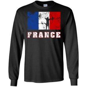 France flag hunter archer love hunting gift long sleeve