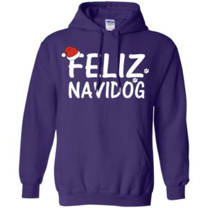 Feliz navidog christmas funny gift for dog lover hoodie