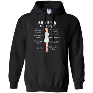Anatomy of a nurse shirt funny gift for nurse or who love nursing hoodie